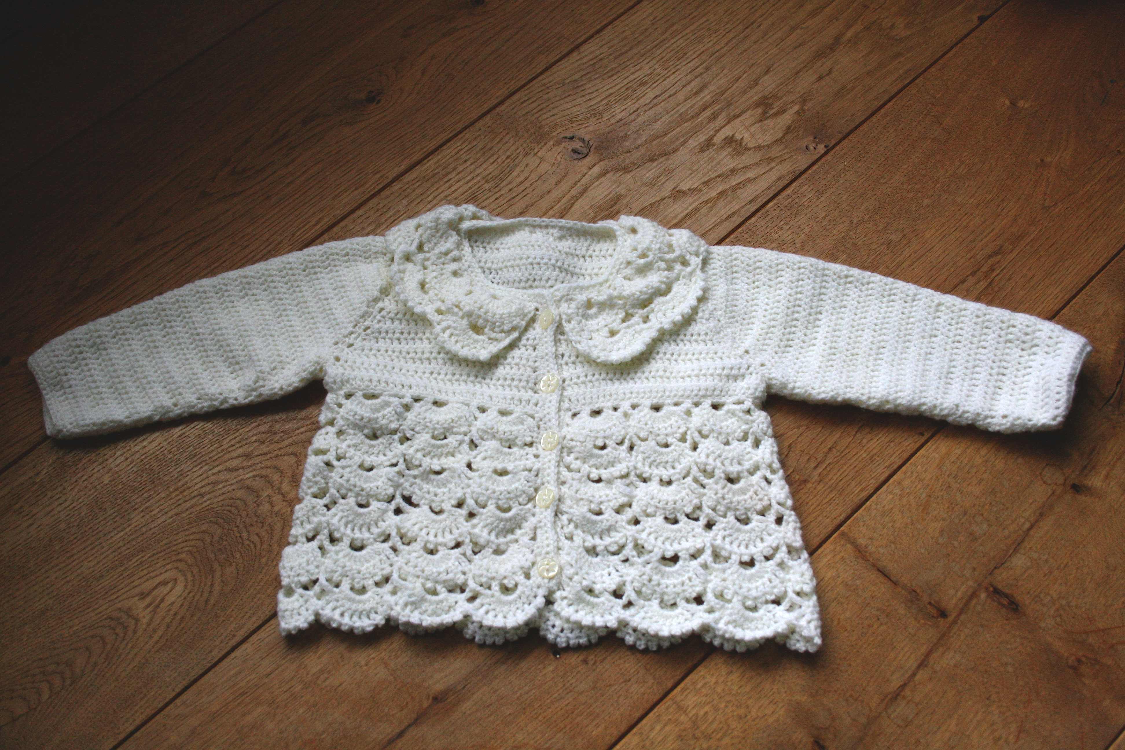 Baby Cardigan Crochet Pattern | FaveCrafts.com
